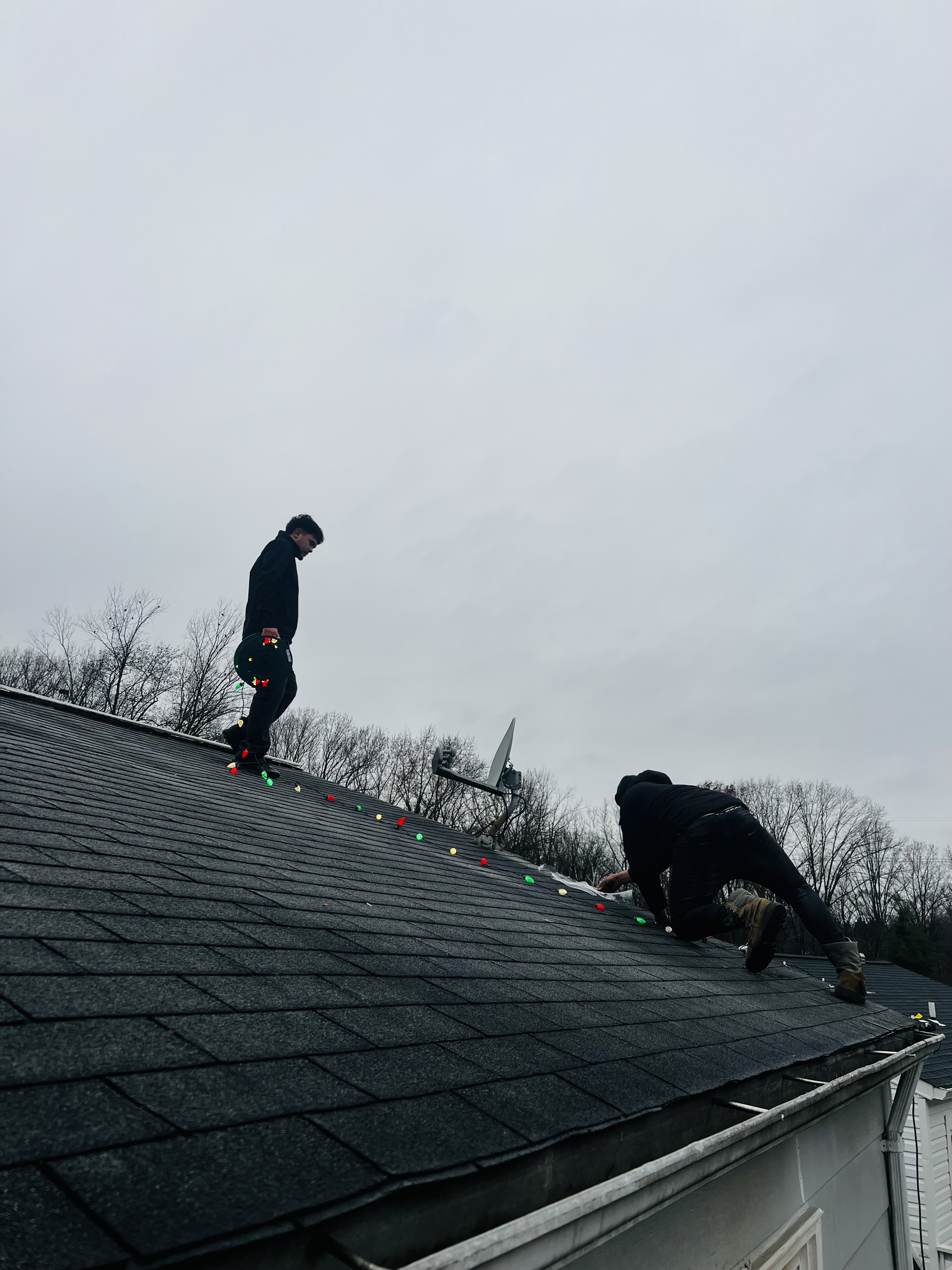 Before - Christmas lights